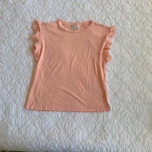 Michael Kors Ruffle Sleeve Tee